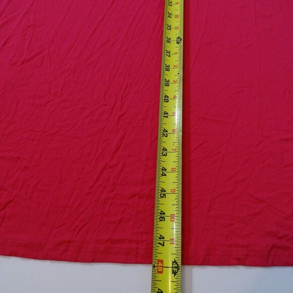 Bluetime Women Pink Lightweight Open Front Long Cardigan Duster Size L Pockets - Picture 11 of 12